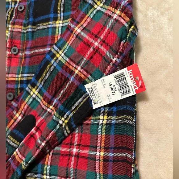 Colorful Plaid Boys' Shirt - Picture 5 of 6